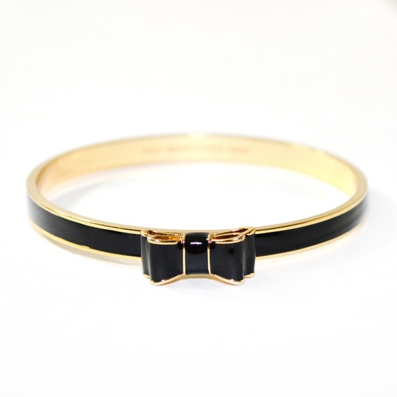 kate spade Jewelry - Kate Spade Take a Bow Black Bangle
